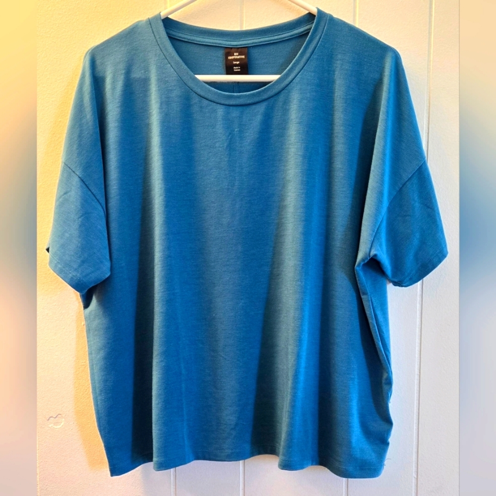REI COOPERATIVE, Teal, Dolman sleeve